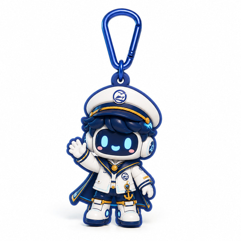 Feifei Rubber Backpack Charm featuring Feifei from the FEX Kids collection