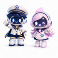 Feifei & Sisi Learning Robot Duo featuring Feifei & Sisi from the FEX Kids collection