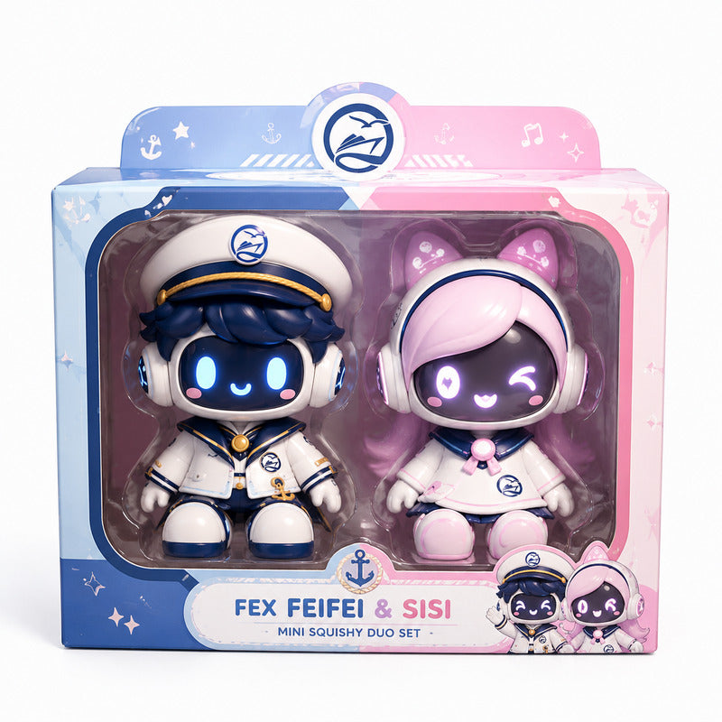 Feifei & Sisi Mini Squishy Duo featuring Feifei & Sisi from the FEX Kids collection