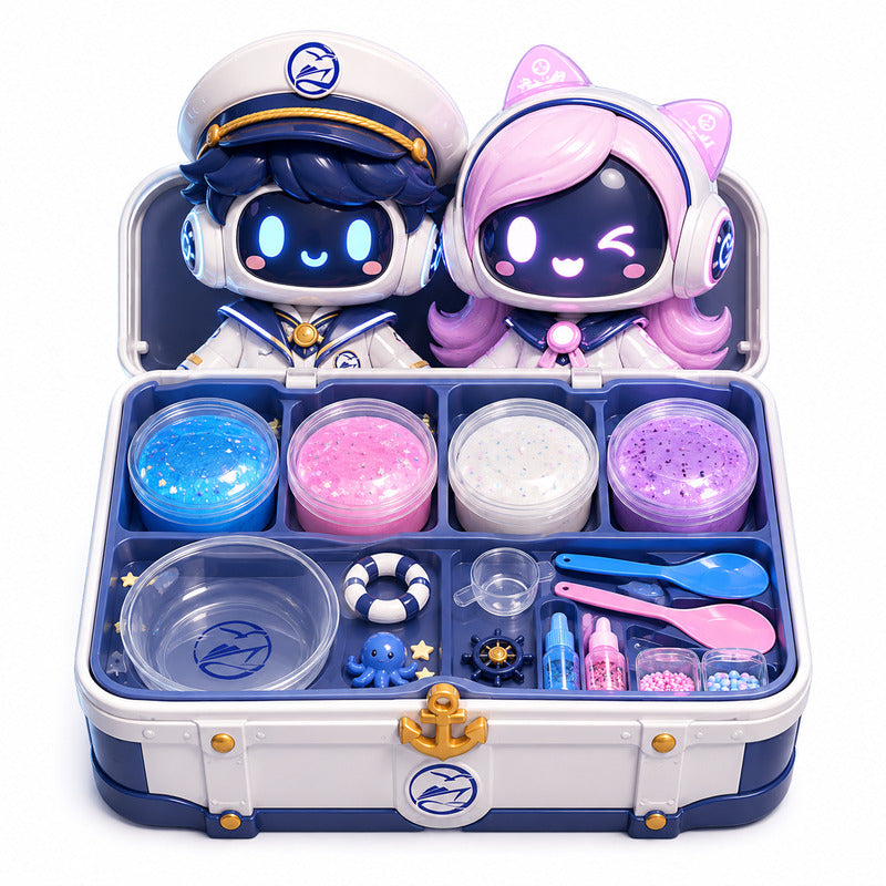 FEX Port Adventure DIY Slime Kit featuring Feifei & Sisi from the FEX Kids collection